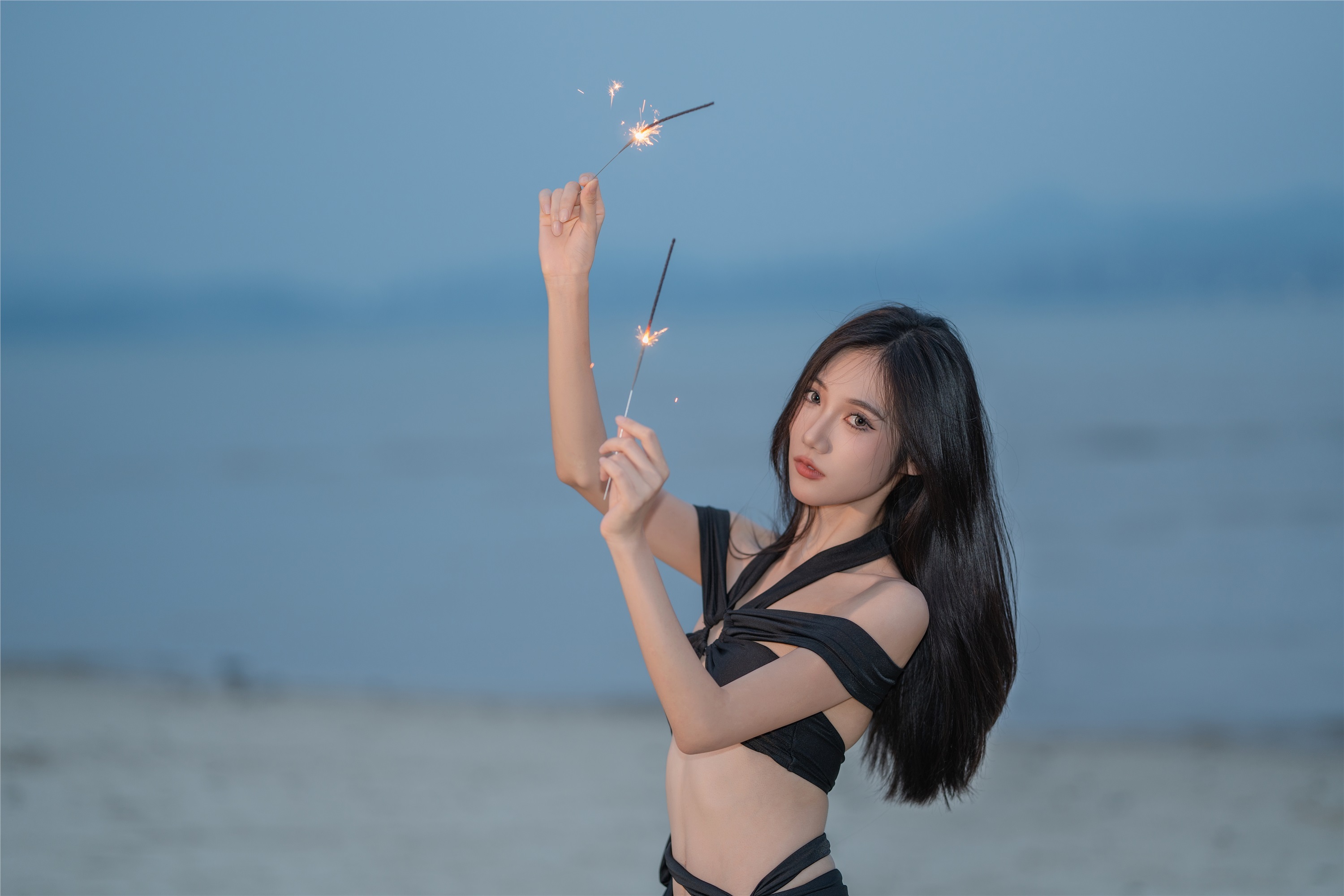 YITUYU艺图语 2025.01.06 夜幕下的海边少女 o1ne万